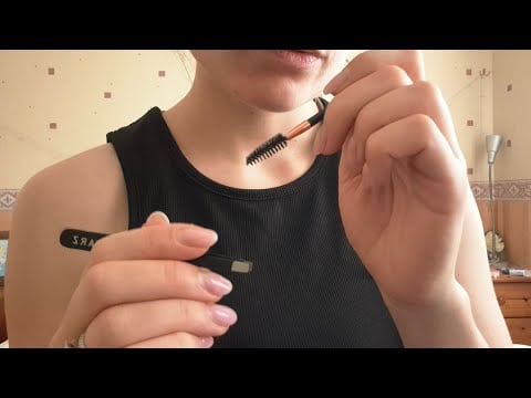 ASMR - Doing Your Eyebrows Roleplay 💆🏼