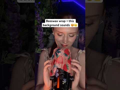 ASMR Beeswax wrap tapping 😴