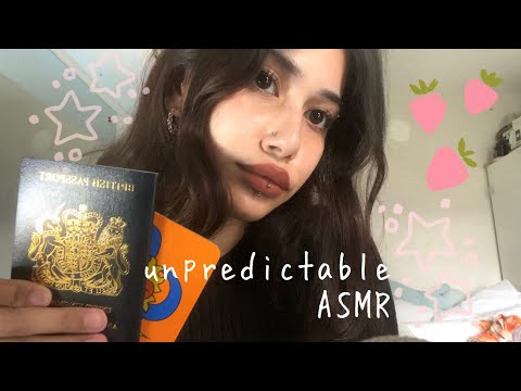 UNPREDICTABLE ASMR | mic triggers, mouth sounds ++more