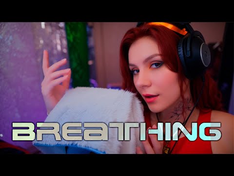 ASMR Fluffy Ear Attention and Breathing 💎 No Talking