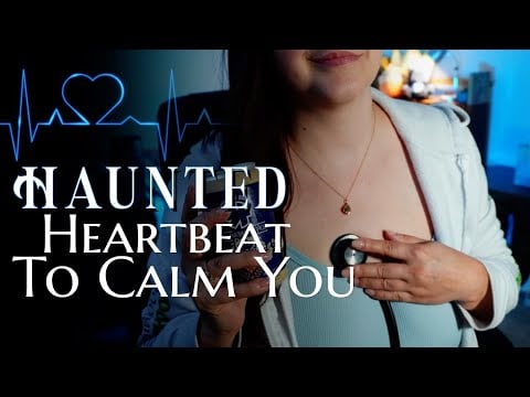 Female Heartbeat At Night With Dark Ambience & A Calming Drink🍺