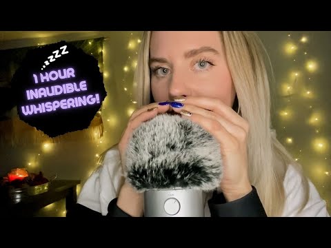 ASMR Inaudible Whisper 1 Hour 😴 For Sleep and Tingles