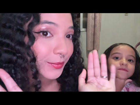 ASMR Amostras grátis🧴 | *erros de gravação com minha irmãzinha 💖💖