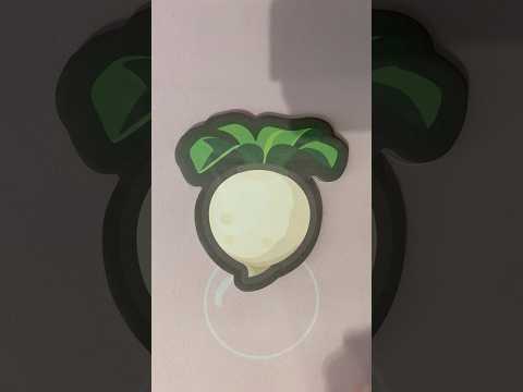 ASMR Tapping On Animal Crossing Turnips Sticky Notes #ASMR #Shorts