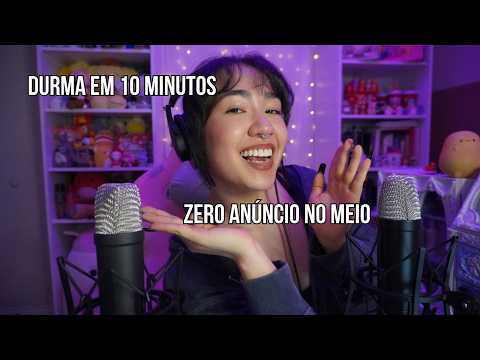 ASMR | Você Vai DESMAIAR de SONO no Minuto 9:25 (BINAURAL E RÁPIDO com ZERO ANÚNCIOS NO MEIO)