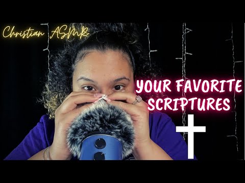 Whispering your Favorite Bible Verses in English & Spanish - Christian ASMR✨