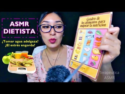 ROLEPLAY DIETISTA ASMR / soft spoken  Lectura Información útil
