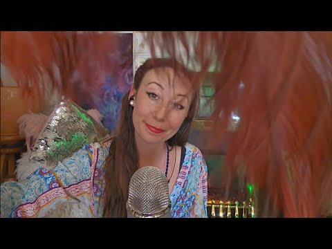 Gentle soft sounds whisper Personal attention ASMR #Scratching #featherasmr #ASMRforAdhd
