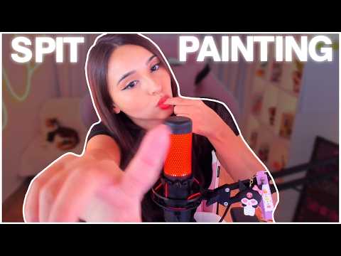 ASMR Español | Spit Painting Intenso 💦 Atención Personal Realista para Dormir
