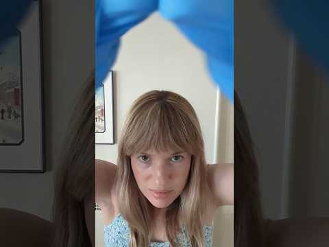 ASMR Face Massage with Gloves ✨ #asmr #relax