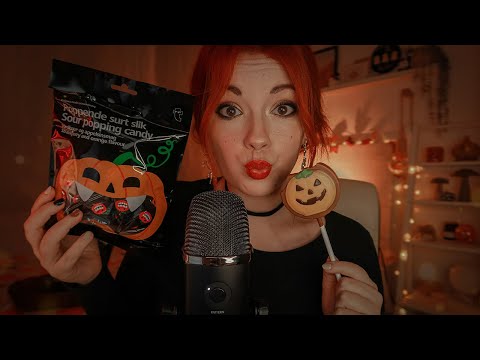 ASMR Mukbang | COMIENDO chuches de Halloween 🎃 | Mouth Sounds