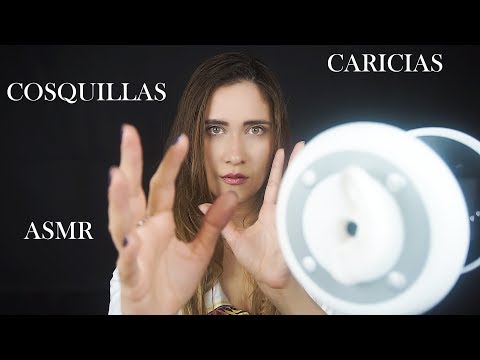 ⭐️ ASMR Español ⭐️ Cosquillas, caricias y sonidos relajantes para dormir