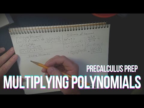 Study with me: multiplying polynomials, difference of squares | ASMR, Pencil, Paper, Rain