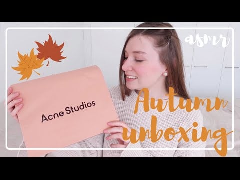 ASMR SUOMI - uudet vaatteet unboxing & esittely - Acne Studios 🍁