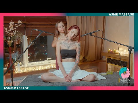 ASMR Shoulders Massage by Lina to Nika