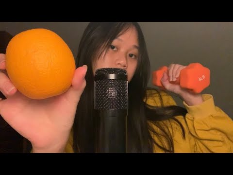 ASMR orange triggers 🧡