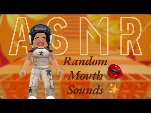 [Roblox ASMR] Random & Relaxing Mouth Sounds 💋✨😴 | autumn obby
