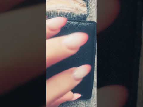 ASMR Tapping and Scratching leather #asmr #asmrvideo #scratch #tapping