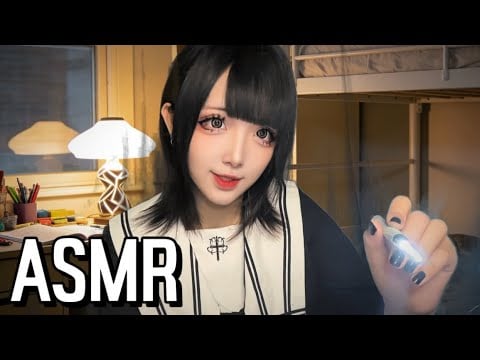 ASMR🩷Gentle Ear Cleaning & Comforting Whisper | Big Sister's Care: When You're Exhausted, I'm Here