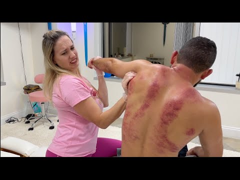 *Back Cracks*  Cleaning the Stiffness Out of this MMA fighter's Back!