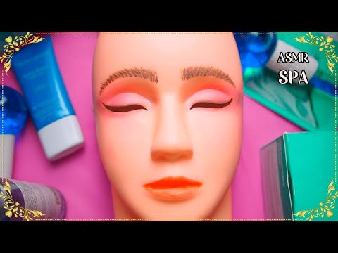 ⭐ASMR Spa Relajante en Maniquí [Sub] Limpieza, Cuidado de Rostro y Masaje