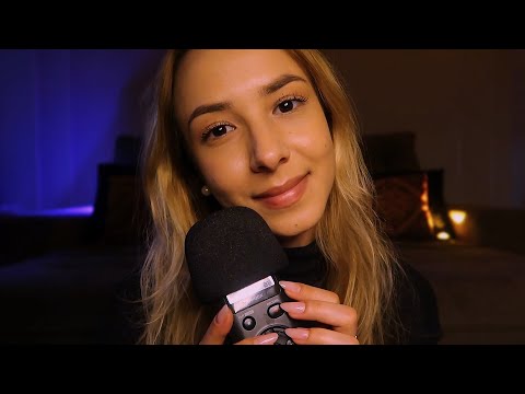 ASMR ☔️ companhia para dias difíceis (conversa, ambiente escuro, toques na tela)