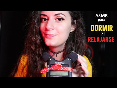 ASMR para DORMIR y RELAJARSE. (Susurros, Tongue clicking, Tapping)| EL ASMR Español