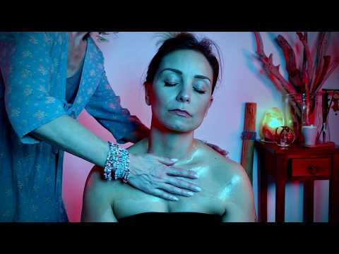 ASMR Persona Reale MASSAGGIO Rilassante TAGLIO FILI ETERICI e PULIZIA ENERGETICA | Hair Touch