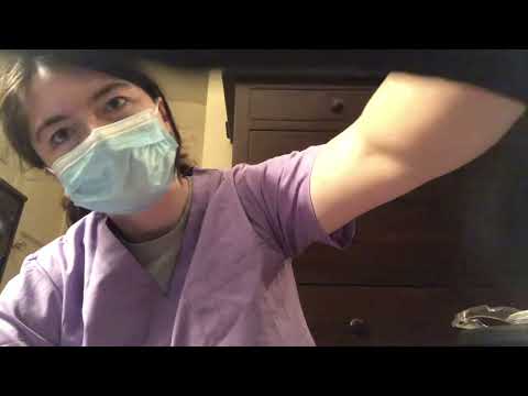 Cyst extraction role play | ASMR personal attention
