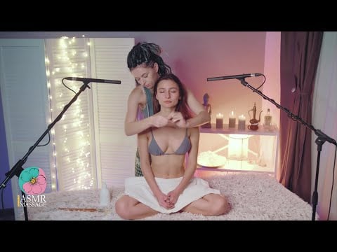Workplace Relaxation ASMR Massage with Tools