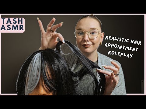 ASMR Realistic Hair Appointment Roleplay! Soft Spoken