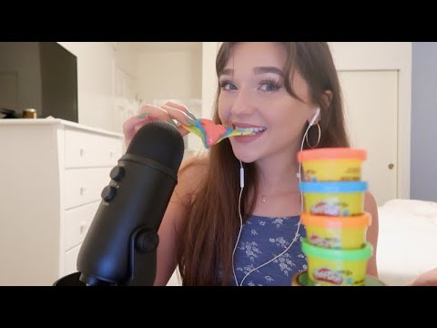 ASMR - Eating Playdough