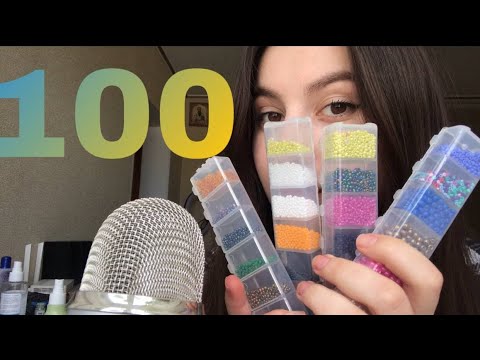 Asmr 100 triggers in one minute/Асмр 100 триггеров за одну минуту