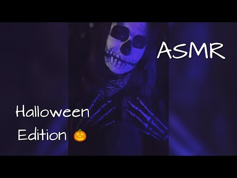 ASMR Halloween Edition with Latex Gloves and Leather Jacket sounds / Relaxing