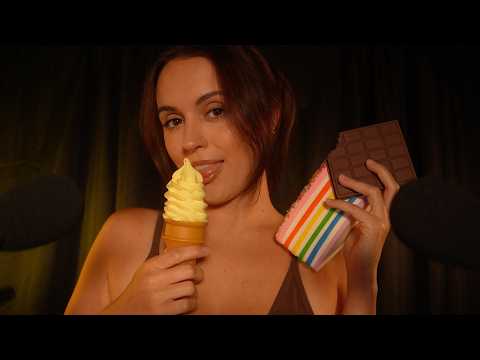 ASMR Fake Food Eating 😋🍫🍦 (All Of My Fake Food Triggers!!)