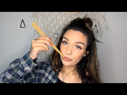 ASMR- Eating Your Negative Energy With Chopsticks