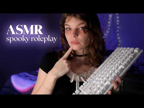 ASMR checking you into the afterlife 💀 typing + soft spoken roleplay
