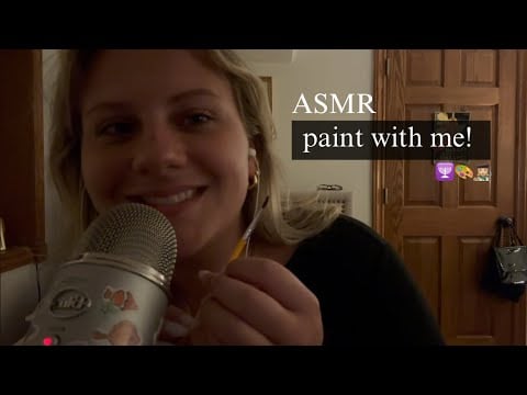 ASMR for stress relief! 🎨 (close whispers, whispered rambles, slowww and relaxing) 