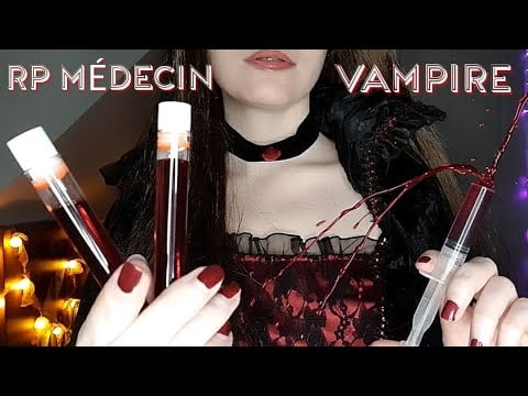ASMR RP 🩸 Médecin Vampire te fait une prise de sang | Halloween