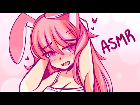 Pampering A Shy Rabbit Girl ♥ Reverse Comfort ASMR Roleplay (Cuddles and Heartbeat Sounds)