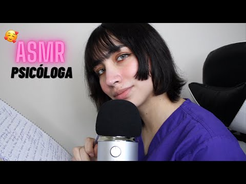 ASMR| PSICÓLOGA TE HACE PREGUNTAS PERSONALES (Roleplay)