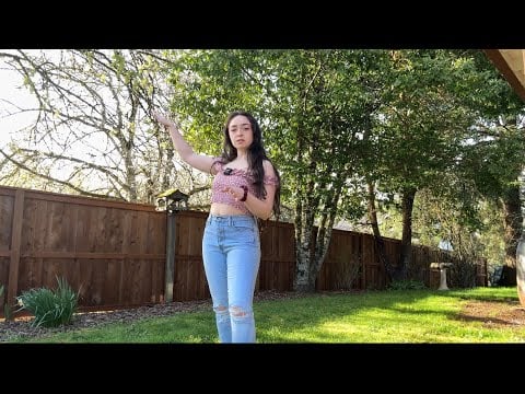 ASMR Backyard Tour With Bird Sounds for Deep Relaxation 