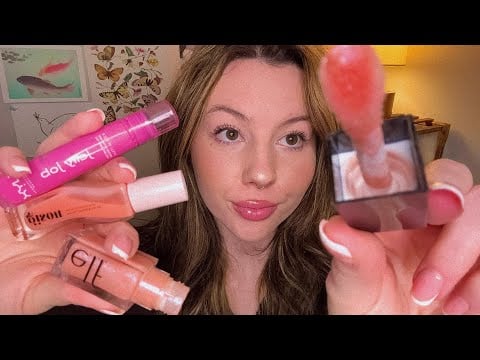 ASMR Lipgloss Application On YOU 👀 (UP CLOSE & TINGLY) 💄
