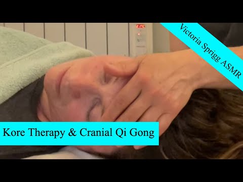 ASMR Kore Therapy Neck Release Cranial Qi Gong Kinesiology with Victoria and India | 4 of 5