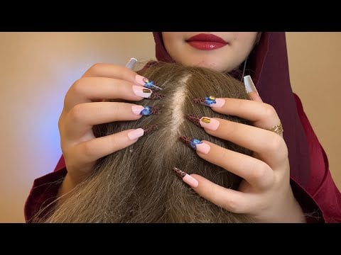 asmr 💆🏻‍♀️ fast & aggressive scalp scratching for 30 min (no talking)