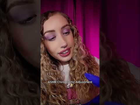 Lets get you adjusted 🦴💕 #asmr #asmrvideo #asmrroleplay #personalattention #asmrchiropractic