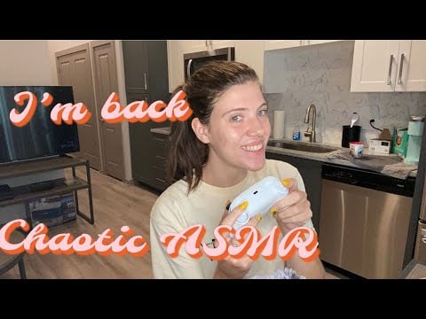 I’m back!! Chaotic fast and aggressive ASMR// controller triggers, camera tapping