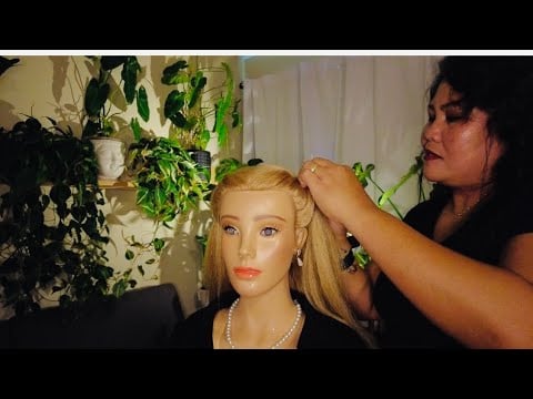 ASMR Perfectionist Hairstyling | 3 Different Styles | Hair Fixings, Finishing Touches, Whispering