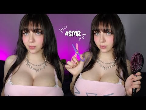 ❤️ Novia celosa y tóxica te corta el cabello ✂️👿 ASMR 