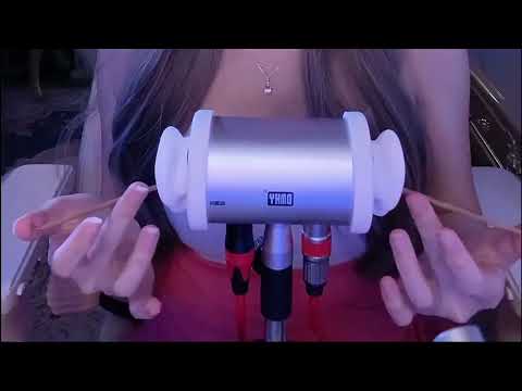 Whisper Opening, Tuning Fork Middle & Powder Puff Finale ASMR|Deep Ear Relaxation / 3Hr (No Talking)